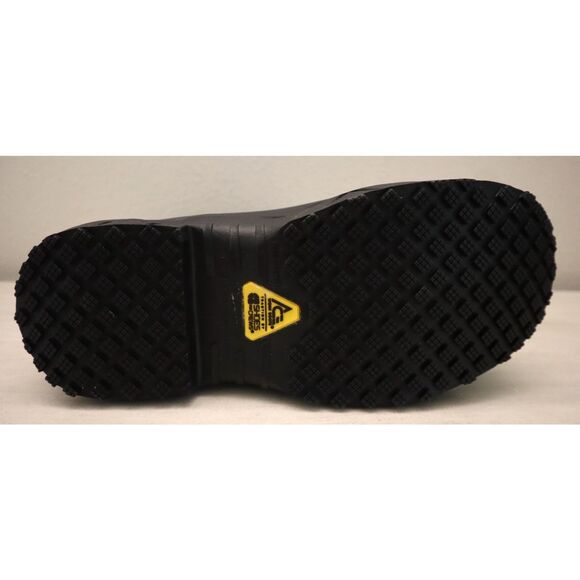 Shoes for Crews x Ace Men's 9D Women's 11D Black Bullfrog Pro II Soft Toe Boots - Picture 6 of 16